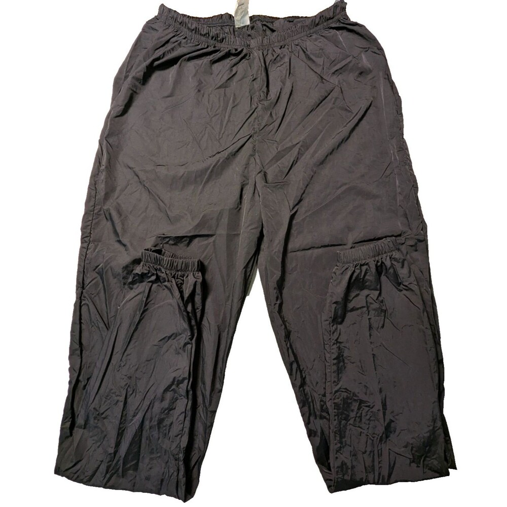 Vintage Bellwether Cycling Pants Men's XL Black TMC Windbreaker Riding NWT USA